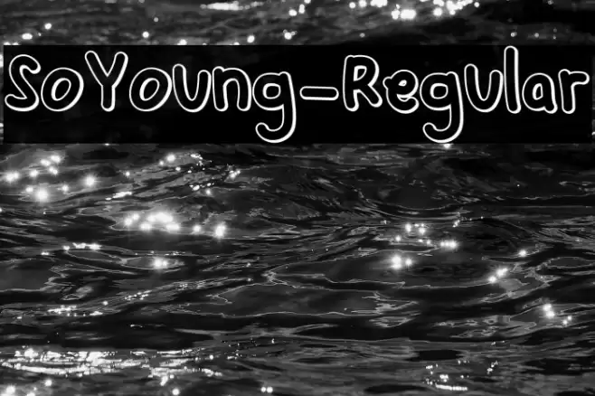 SoYoung-Regular Fuentes examples