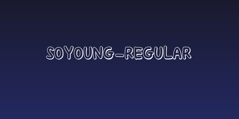 SoYoung-Regular Social Header
