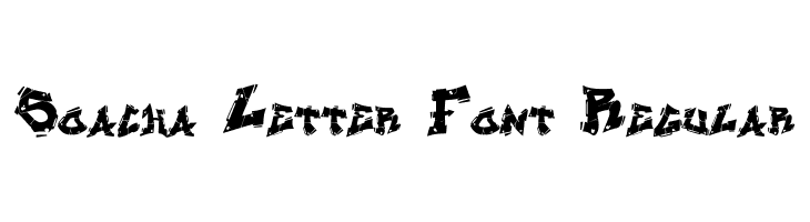 Soacha Letter Font Regular  baixar fontes gratis