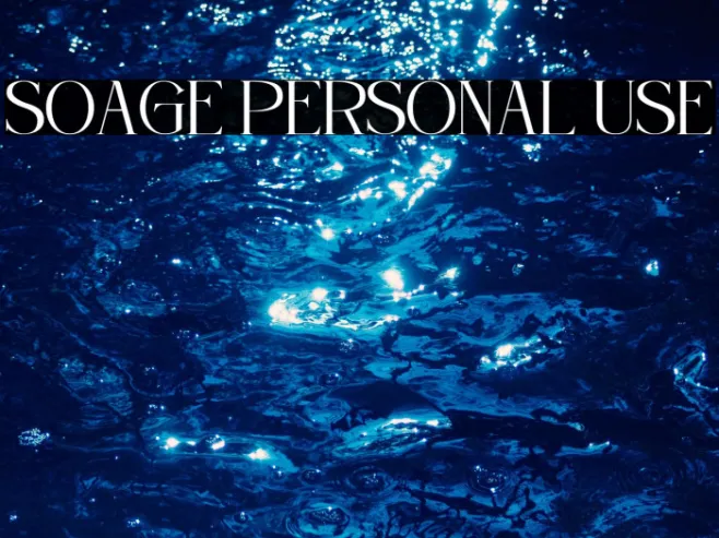 Soage Personal Use Example 1
