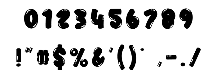 Soap Bubble Font OTHER CHARS