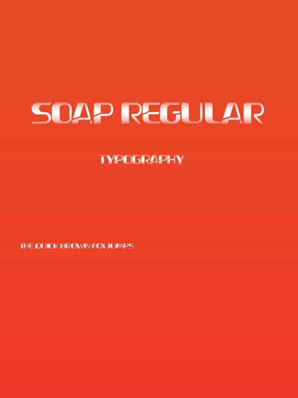 Soap Regular Poster
