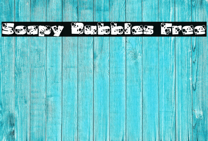 Soapy Bubbles Free Example 1