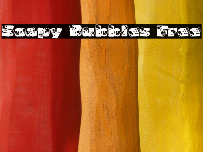 Soapy Bubbles Free Example 3