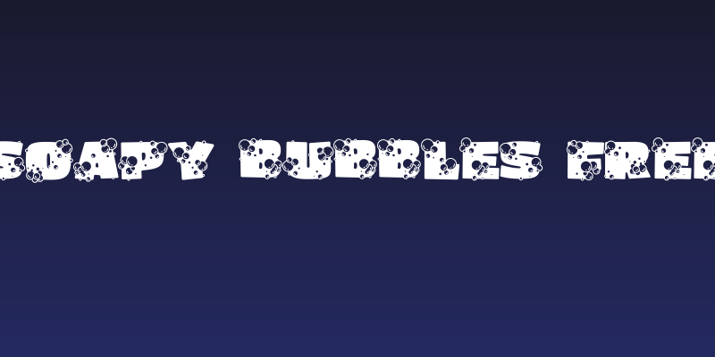 Soapy Bubbles Free Social Header