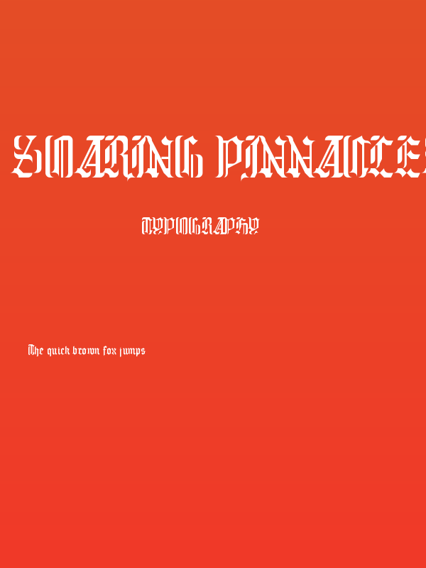 Soaring Pinnacles Regular Poster