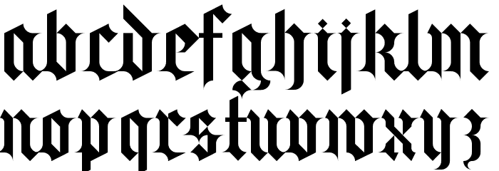 Soaring Pinnacles Regular Font LOWERCASE