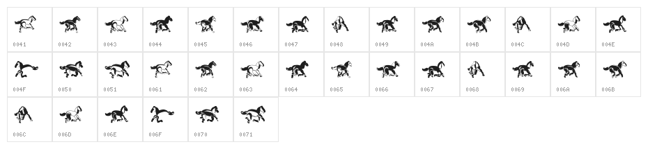 Soavaly Regular Character Map