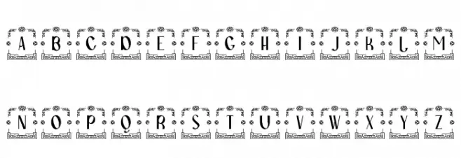Soban Chinese Monogram Schriftart Groß