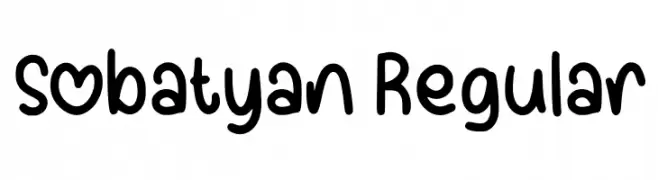 Sobatyan Regular Font