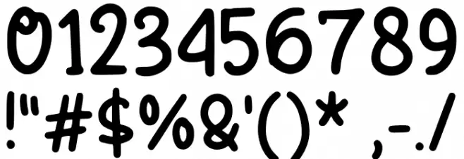 Sobatyan Regular Font OTHER CHARS