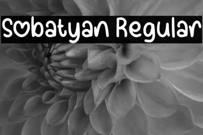 Sobatyan Regular Font examples