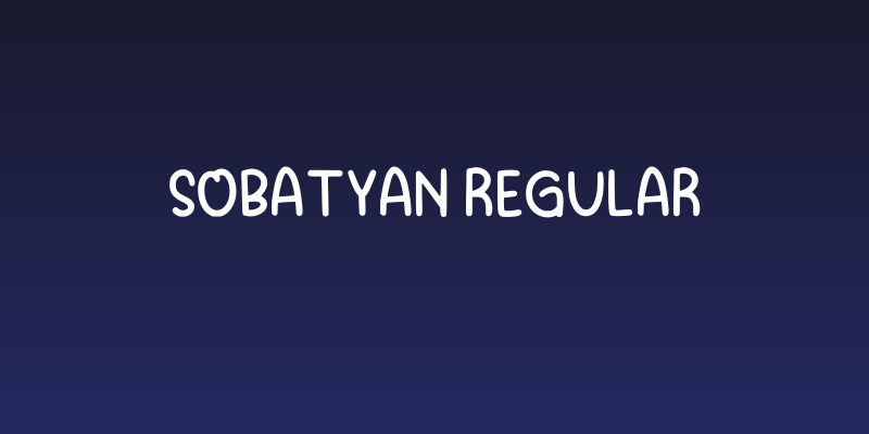 Sobatyan Regular Social Header