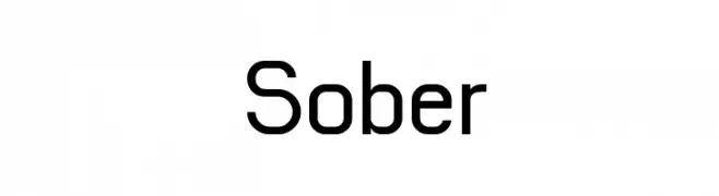 Sober  Скачать бесплатные шрифты