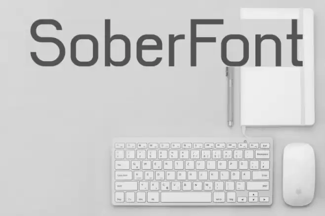 Sober Font examples