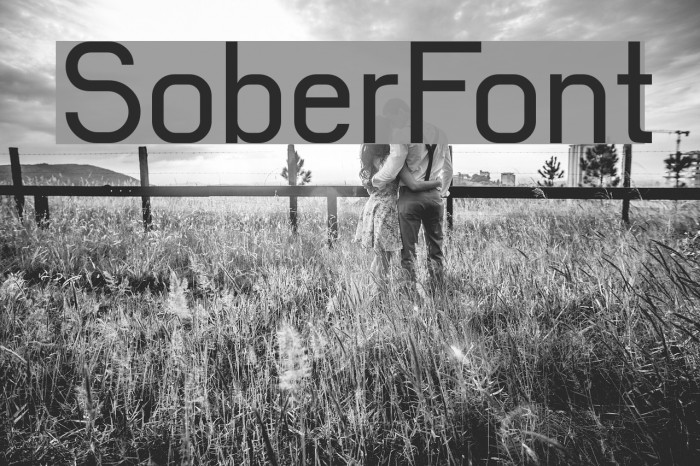 Sober Font examples