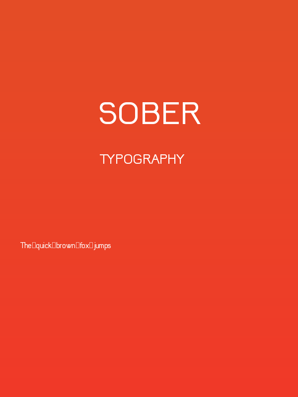 Sober Poster