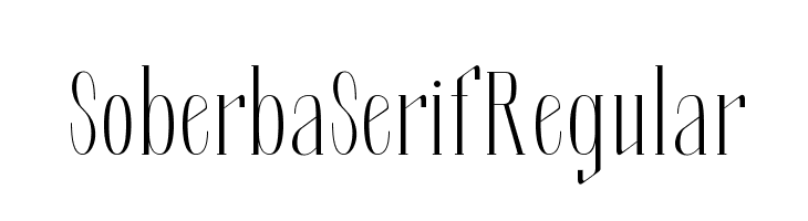 SoberbaSerif-Regular  Descarca Fonturi Gratis