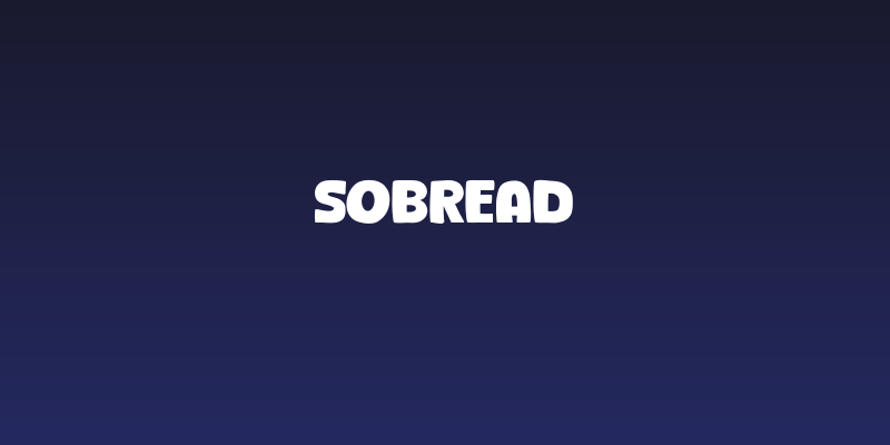 Sobread Social Header