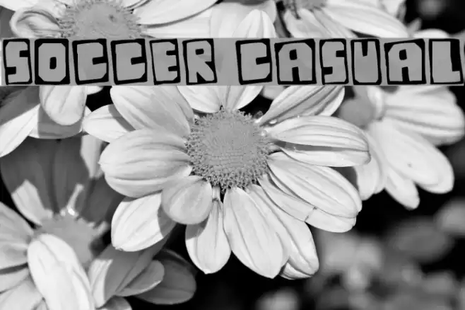 Soccer Casual Font examples