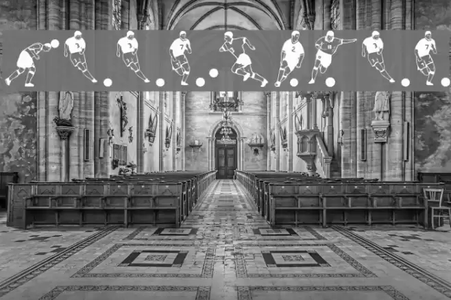 Soccer-Dance Font examples