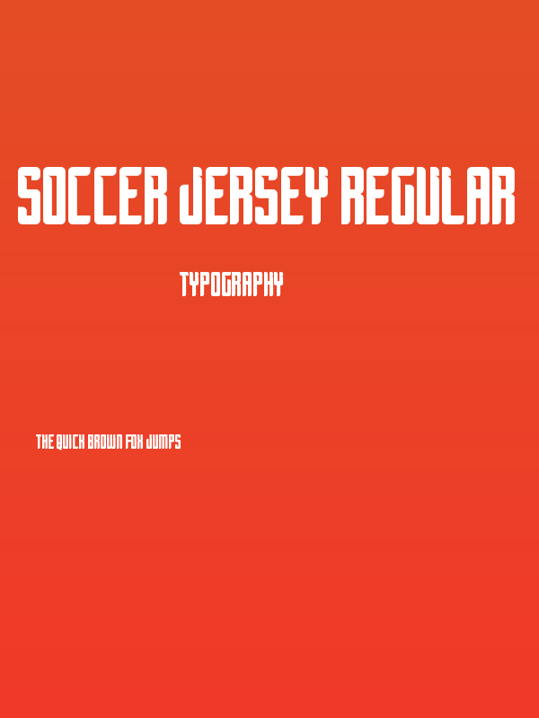 Soccer Jersey Regular Poster