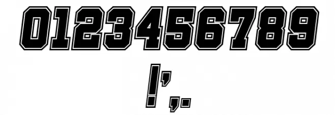 Soccer League College Italic Font OTHER CHARS