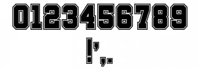Soccer League College Regular Font OTHER CHARS