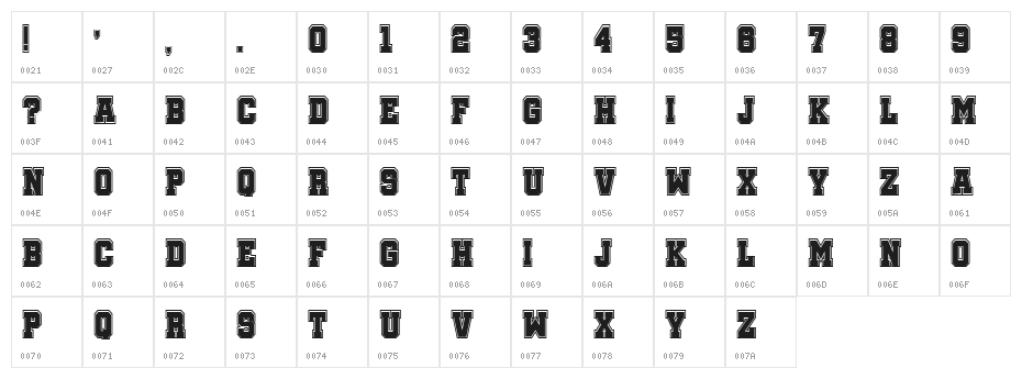 Soccer League College Regular Character Map