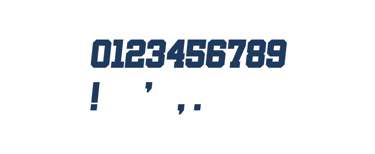 Soccer League Italic Other Characters