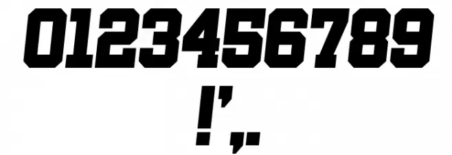 Soccer League Italic Font OTHER CHARS