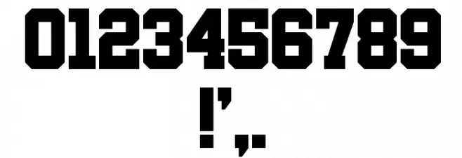 Soccer League Regular Font OTHER CHARS
