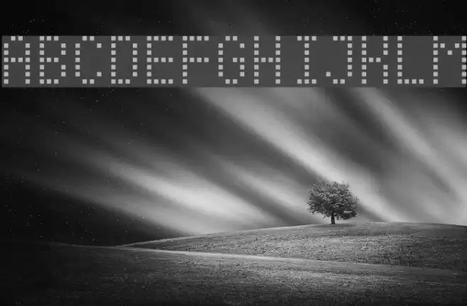 Soccer Scoreboard Font examples