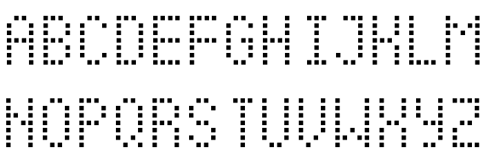 Soccer Scoreboard Font LOWERCASE