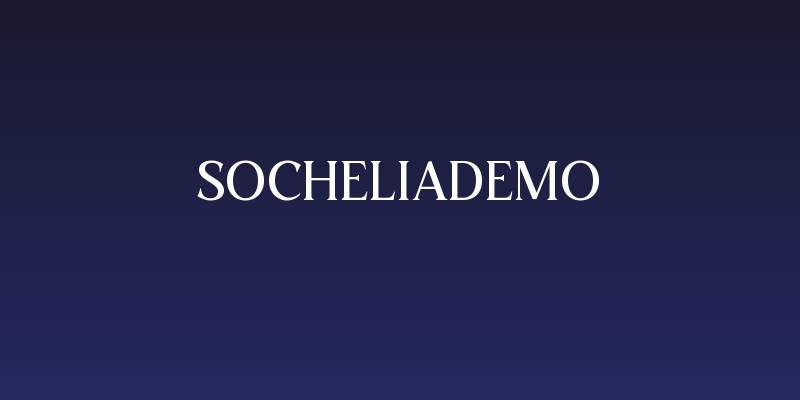 SocheliaDEMO Social Header