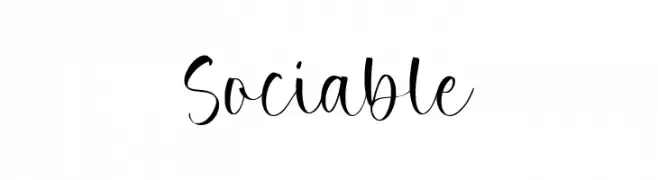 Sociable  Descarca Fonturi Gratis