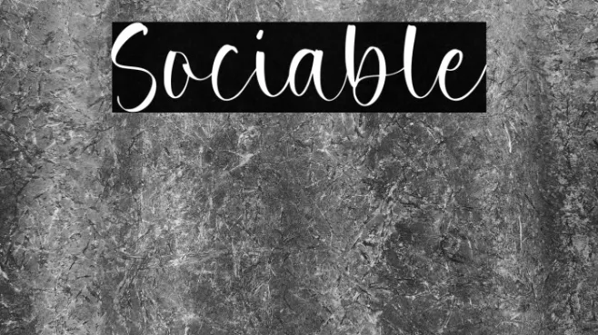 Sociable Example 2