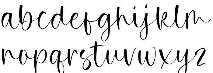 Sociable Font LOWERCASE