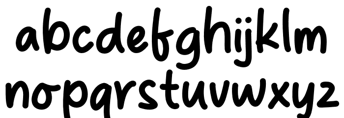 Social Act Font LOWERCASE