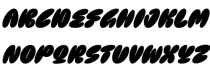 Social Bubble PERSONAL USE Regular Font LOWERCASE