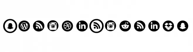 Social Circles  Free Fonts Download