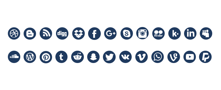 Social Circles Lowercase