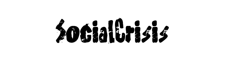 Social Crisis  フリーフォントのダウンロード