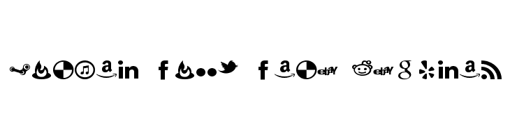 Social Font Face Regular  免费字体下载