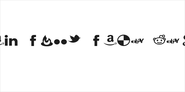 Social Font Face Regular Logo