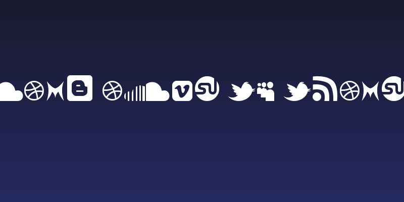 Social Icon by BRIANQC Social Header