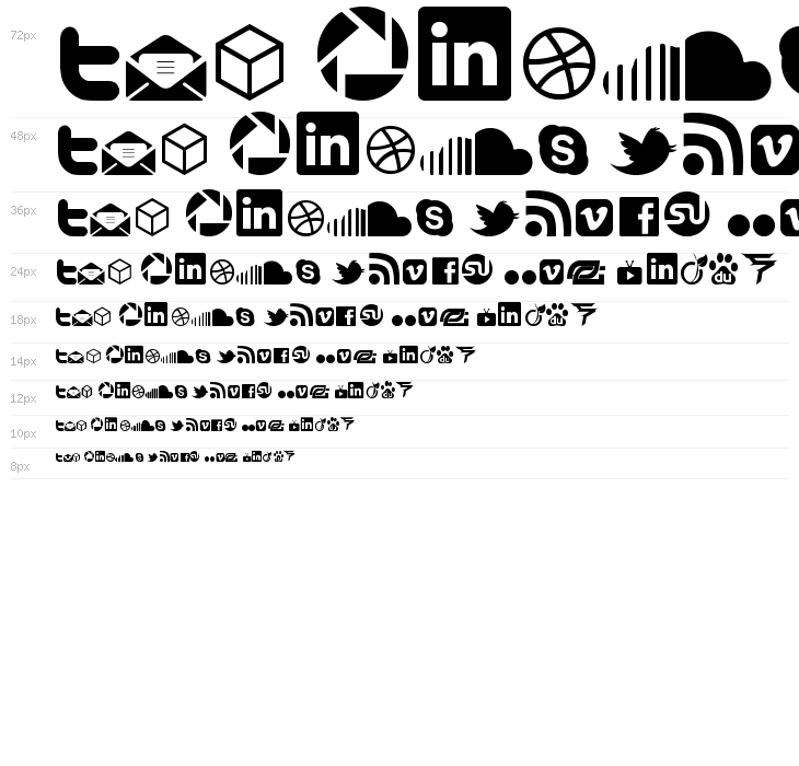 Social Icon by BRIANQC Waterfall