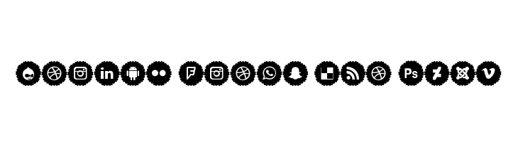 Social Icons Pro 2019 Fonte