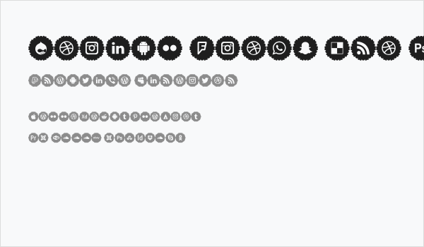 Social Icons Pro 2019 Business Card