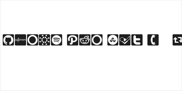 Social Icons Pro Set 1 - Rounded Logo